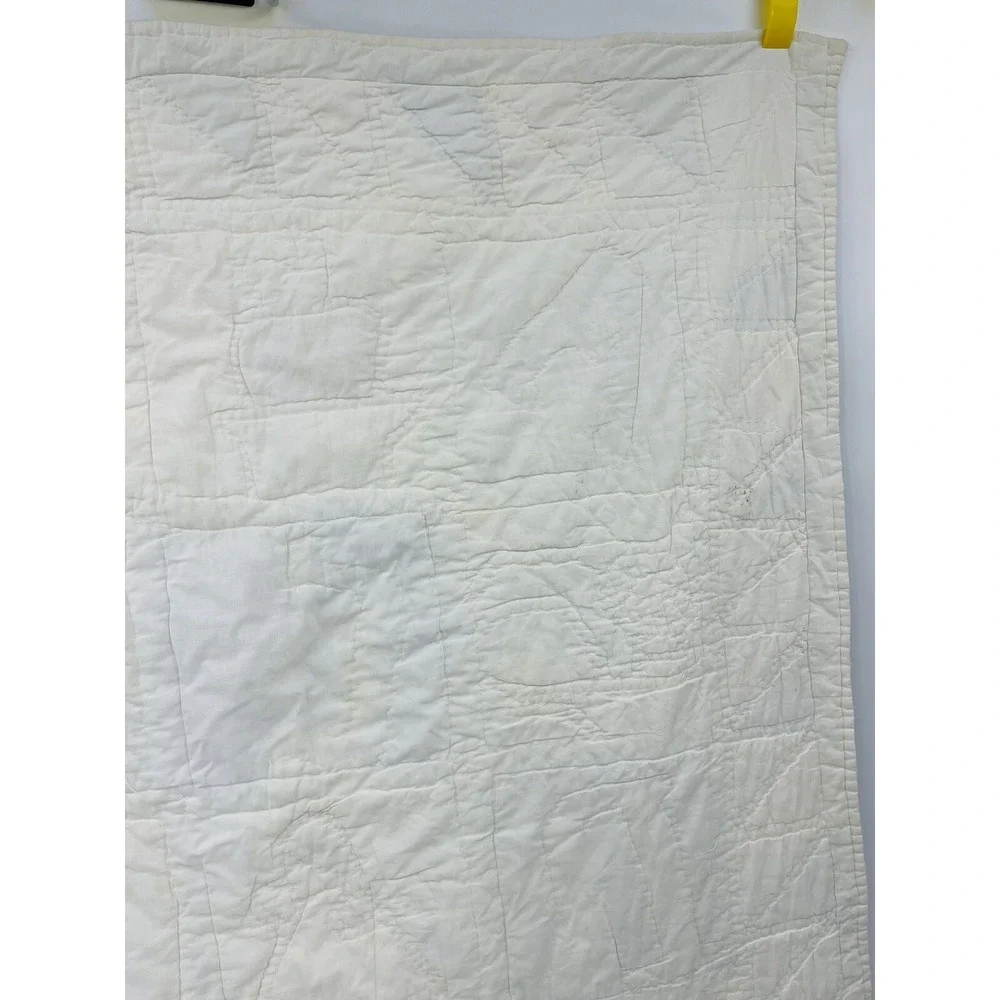 Vintage Handmade Quilt Alphabet Baby Nursery Crib ABC 34